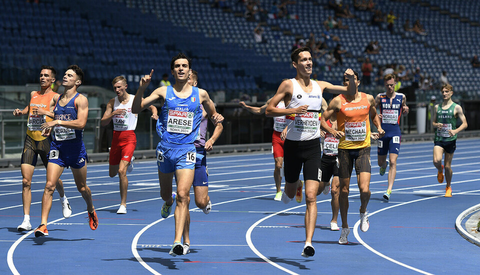 Dramatikk i forsøksheatene på 1500 meter i EM - Narve Gilje Nordås røk ut 1500-heat1-maalgang_50D6423.jpg