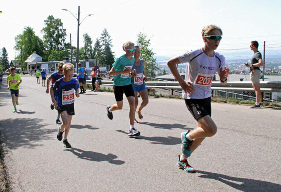 Joar Thele med sterk tid i Grefsenkollen Opp gk_05.jpg