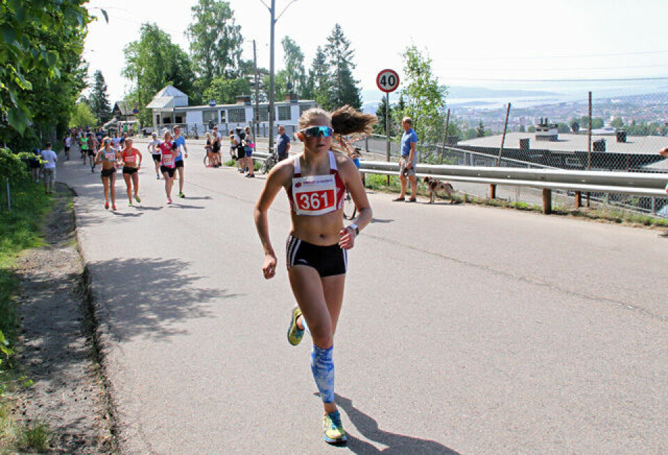 Joar Thele med sterk tid i Grefsenkollen Opp gk_07.jpg