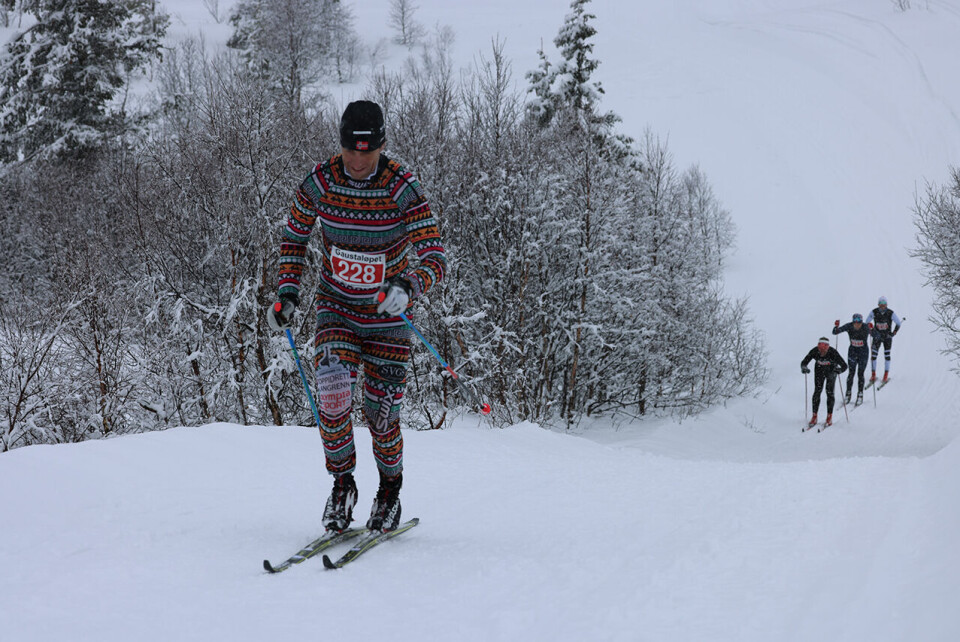 120 tøffe løpere gikk Gaustaløpet Per Kristian Saastad Larvik Ski Beste Antrekk.JPG