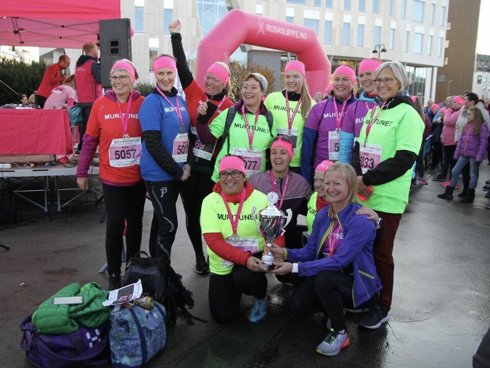 Pangstart for Rosa sløyfe-løpet i Ålesund Beste_bedrift