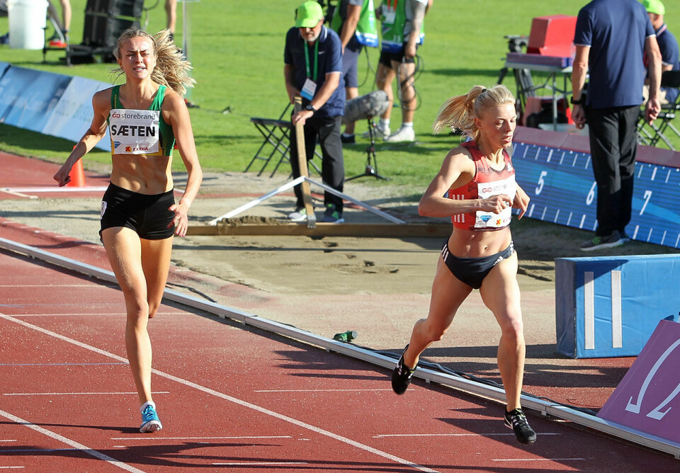 Nr. 1 og 2: litauiske Monika Elenska og Amalia Sæten. (Foto: Kjell Vigestad) Nr. 1 og 2: litauiske Monika Elenska og Amalia Sæten. (Foto: Kjell Vigestad)