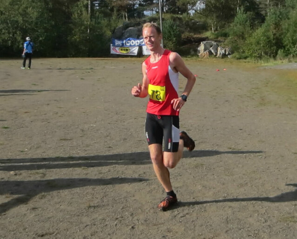 Kirsti J Skåtøy og Thomas Hetland seiret i terrengtrimmen i Egersund troelsravn.jpg