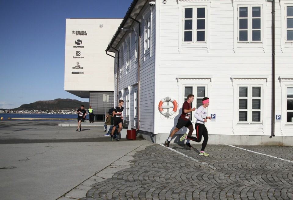 Pangstart for Rosa sløyfe-løpet i Ålesund Nestbeste_herrer_maal