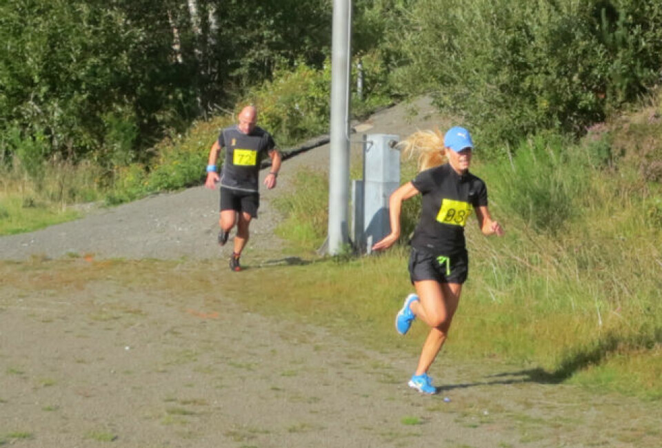 Kirsti J Skåtøy og Thomas Hetland seiret i terrengtrimmen i Egersund Marita.jpg