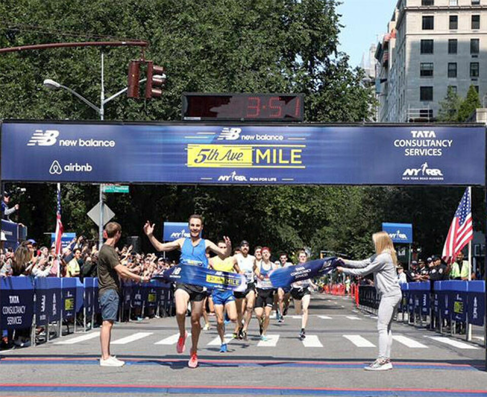 Filip Ingebrigtsen nummer 15 i Fifth Avenue Mile i New York Nick_Willis_Foto_New_York_Road_Racers.jpg