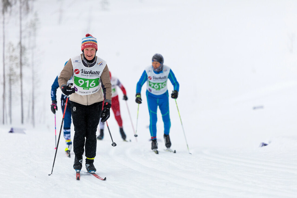 Kristina Landsverk kunne gelde seg over bronse i klasse 70-74 år på 15 km klassisk. (Foto: Roosa Riikola, Vuokatti Sport) Kristina Landsverk kunne gelde seg over bronse i klasse 70-74 år på 15 km klassisk. (Foto: Roosa Riikola, Vuokatti Sport)