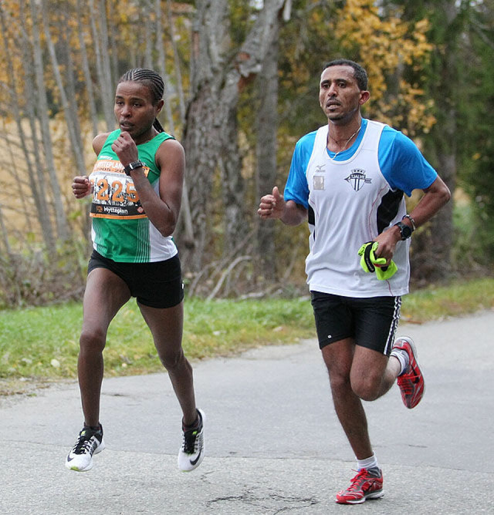 Hytteplanmila: gode vinnertider og 2145 løpere i mål Etter8km_Webalem_Ayele_nr2_damer_A20G9581.jpg