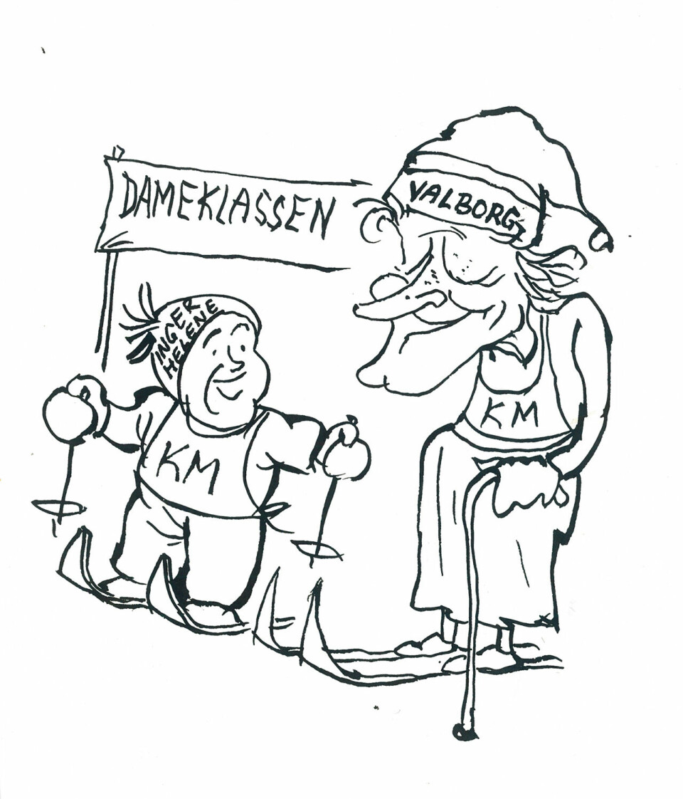 Kondislegenden Valborg Østberg – en pioner i kvinnelangrenn Valborg_Oestberg-karikaturtegning-av-HERB-Herbjoern-Skogstad.jpg