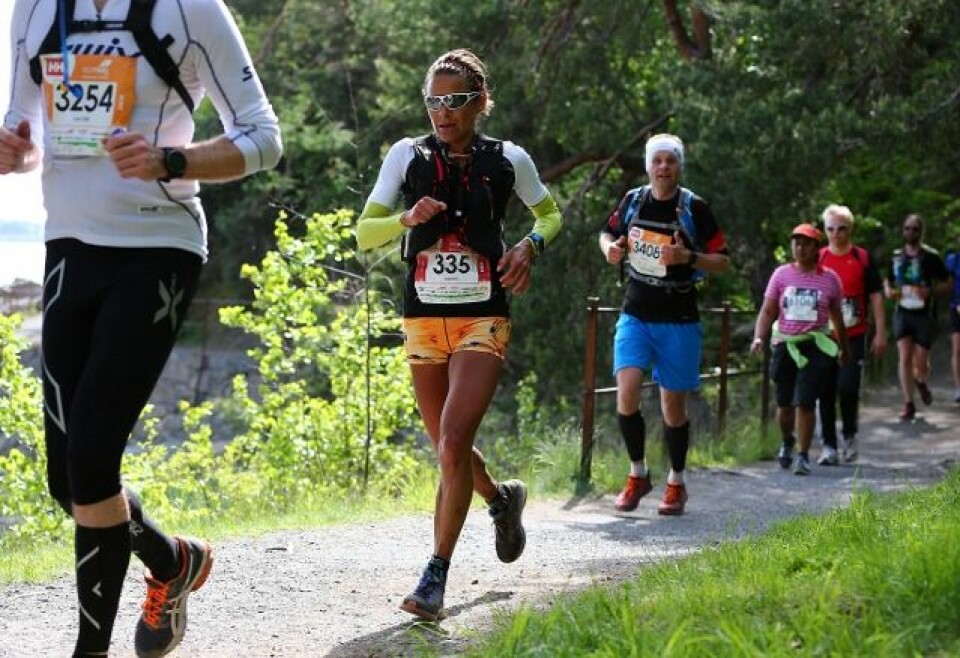 Jarle Risa og Jasmin Nunige vant 80 km i Ecotrail Oslo ECO2016-335-Jasmin-Nunige_Vinner-80km (640x438).jpg