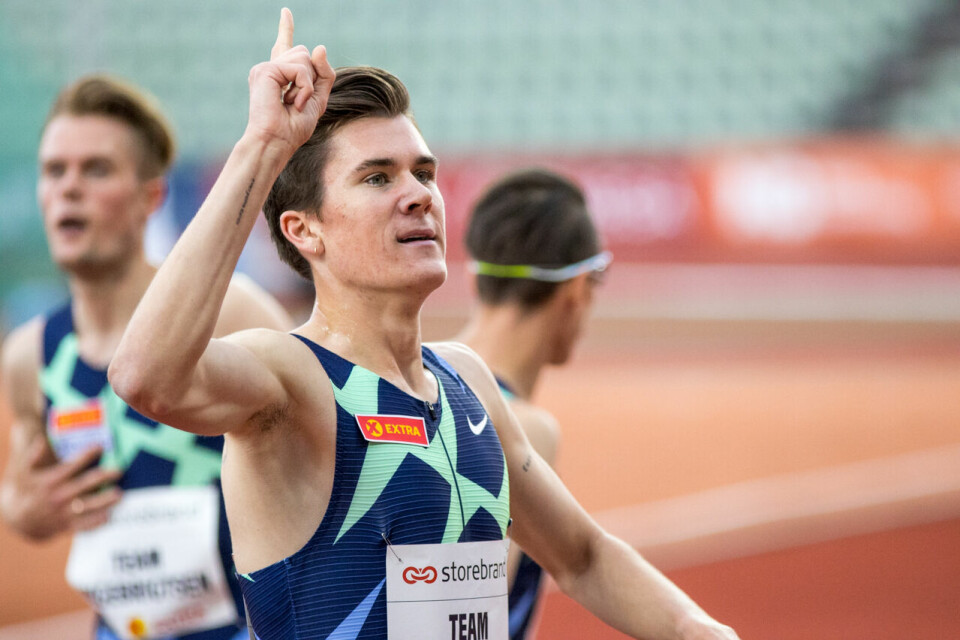 Jakob Ingebrigtsen klar for fredagens finale på 1500 m i EM innendørs. (Arkivfoto: Sylvain Cavatz) Jakob Ingebrigtsen klar for fredagens finale på 1500 m i EM innendørs. (Arkivfoto: Sylvain Cavatz)