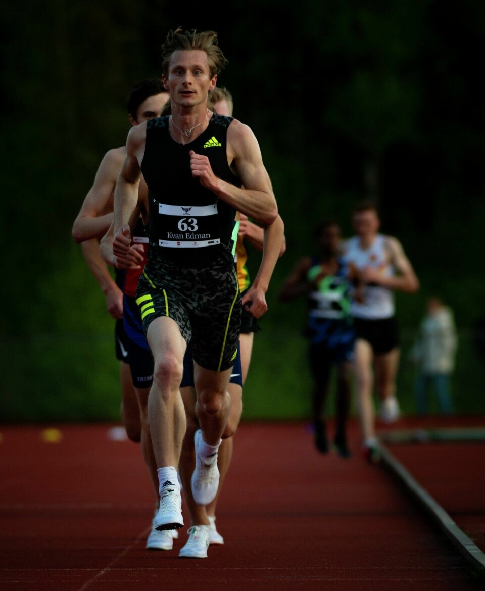 7 norske mellom- og langdistanseløpere klare for VM Per Halle Invitational - 5000m MS - Ferdinand Kvan Edman TJALVE (63)
