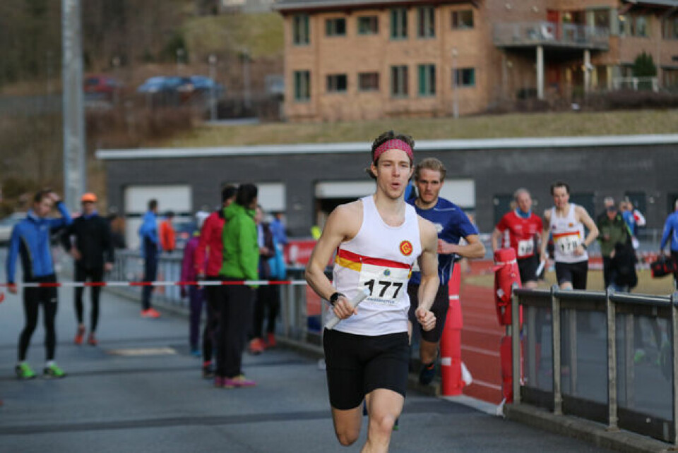 Gular-herrene fortsatt best i Fristafetten i Arna 1P1A1370.jpg