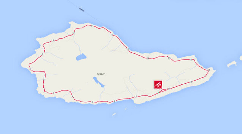 Sekken Maraton for tredje gang lørdag 15. juli Forehand_Sekken_kmkart.jpg