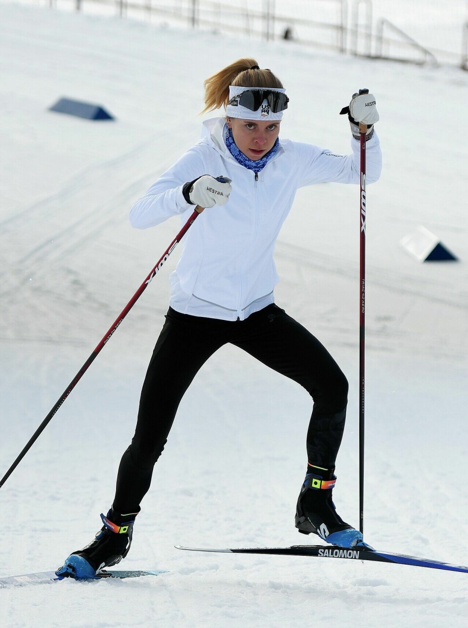 Sophia Laukli - Skiprofil med løping som sommerjobb Sophia Laukli i Holmenkollen 2024