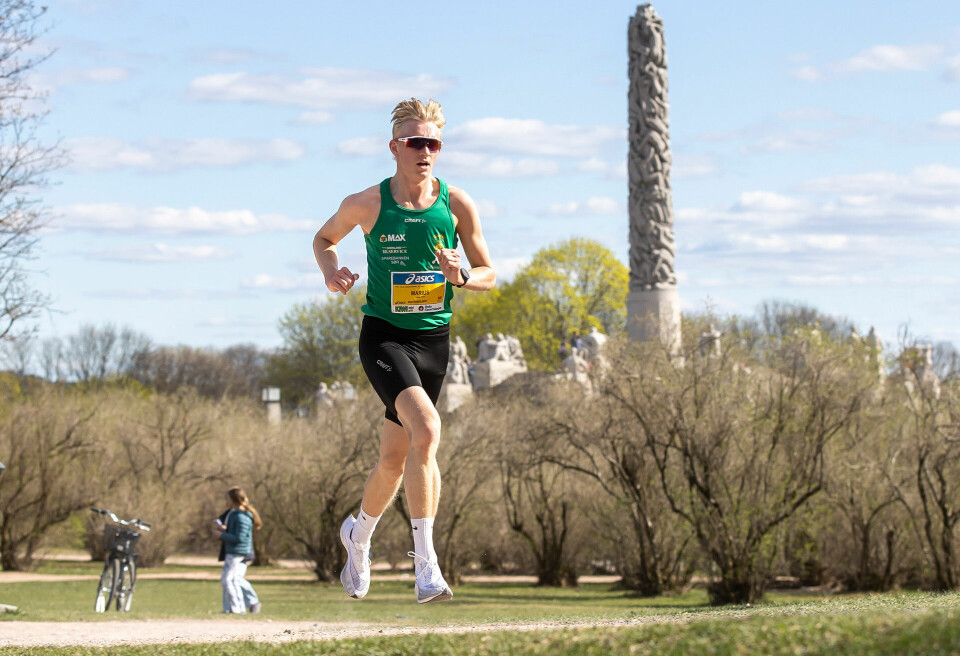 Om de unge løperne og gode veteraner som satte sitt preg Sentrumsløpet Marius_Liljeberg_Wang_Frognerparken_Foto_Bjoern_Hytjanstorp.jpg