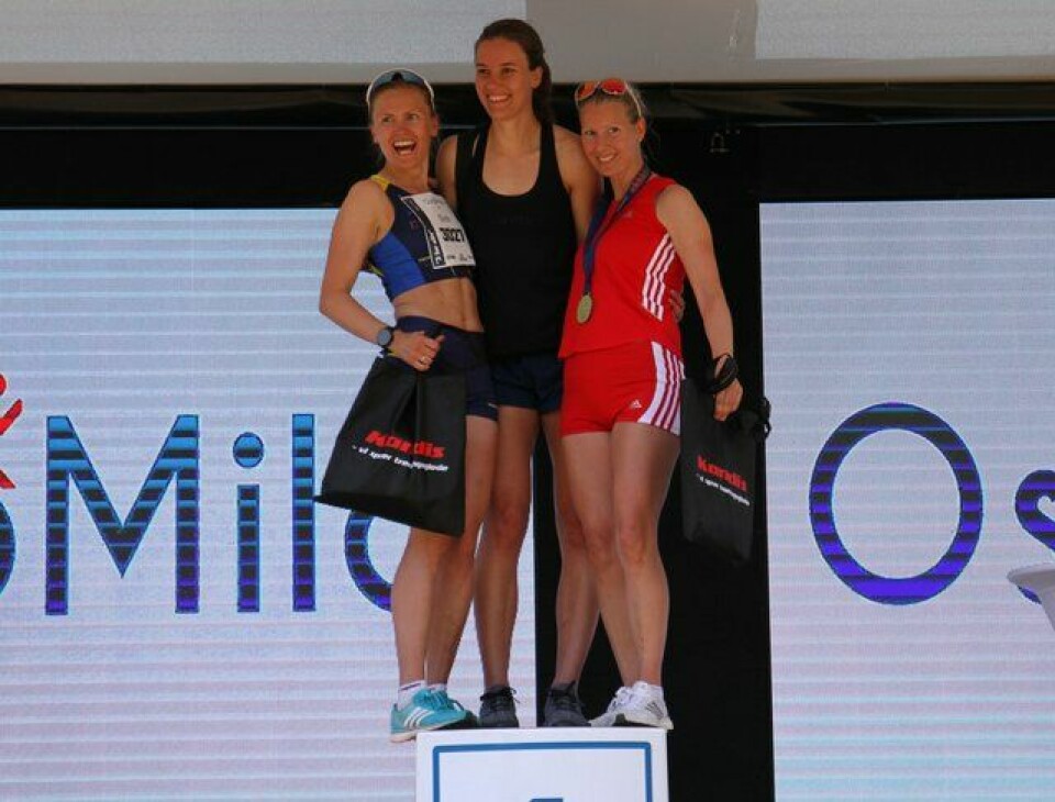 Thomas Asgautsen og Ida Marie Dahl vant 3 km under Oslomila Oslomila med 3 og 10 kilometer