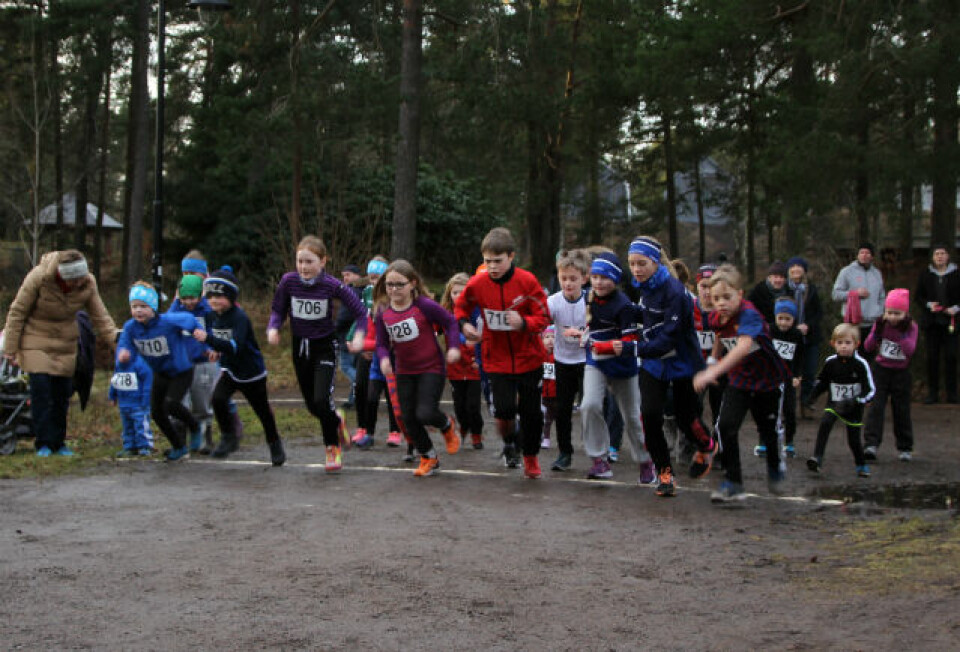 Fine løpeforhold i den 33. utgaven av Tønsbergløpet Barnelop.jpg