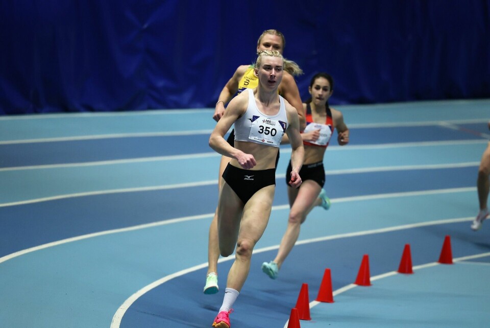 Malin Ingeborg Nyfors styrte løpet fra start foran Josefin Victoria Heier og Line Al-saiddi fra Skjalg. (Foto: Samuel Hafsahl) null