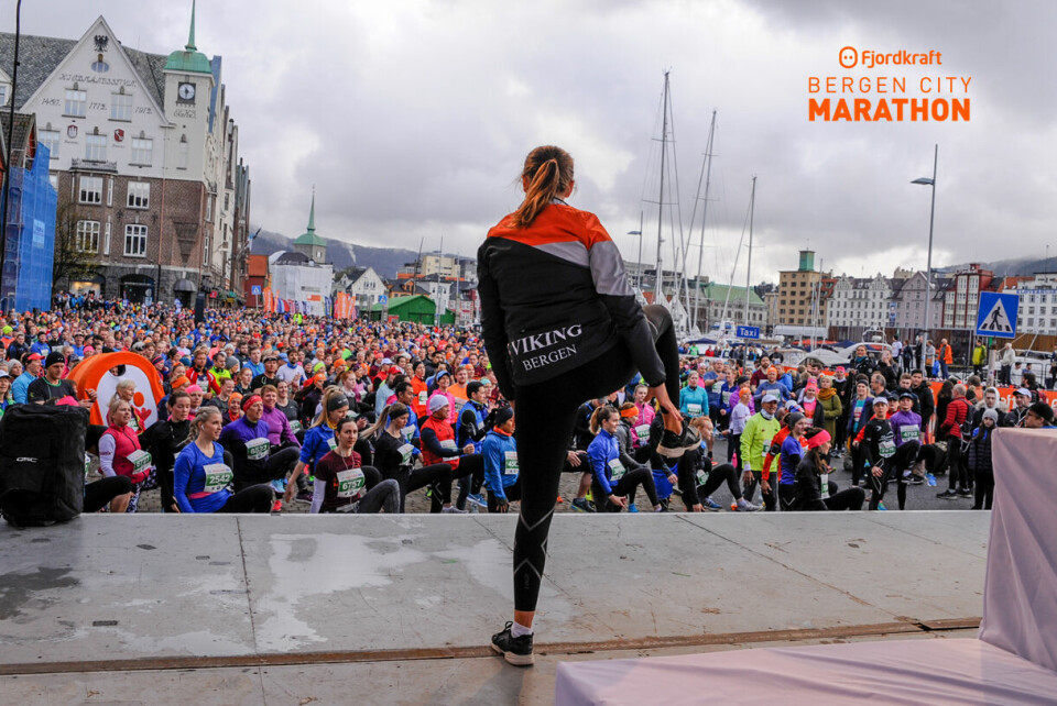 Det skal ikke bli så tettpakket med folk på bryggen under årets løp som det var i 2018. (Foto: Arne Dag Myking) Det skal ikke bli så tettpakket med folk på bryggen under årets løp som det var i 2018. (Foto: Arne Dag Myking)