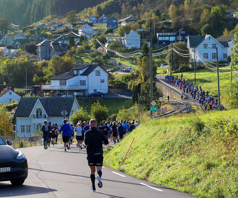 Marius Vedvik og Lina Rivedal tok løyperekordene i Sørfjorden Halvmaraton 1U9A5028.jpg