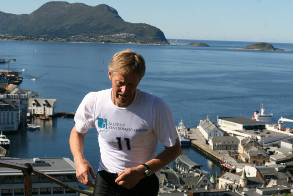 Suksess for trappeløpet i Ålesund