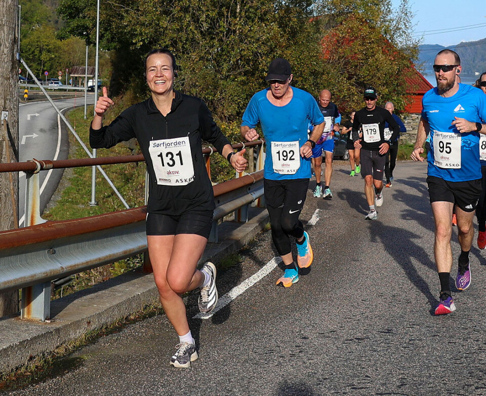 Marius Vedvik og Lina Rivedal tok løyperekordene i Sørfjorden Halvmaraton 1U9A5177.jpg