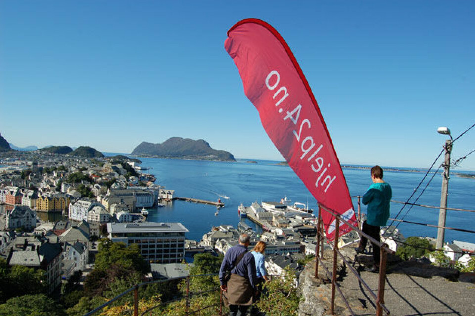 Suksess for trappeløpet i Ålesund