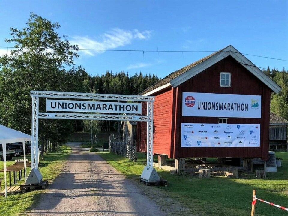 Tre nye løyperekorder da Unionsmarathon var tilbake på kartet Målet i Kur¢ren.jpg