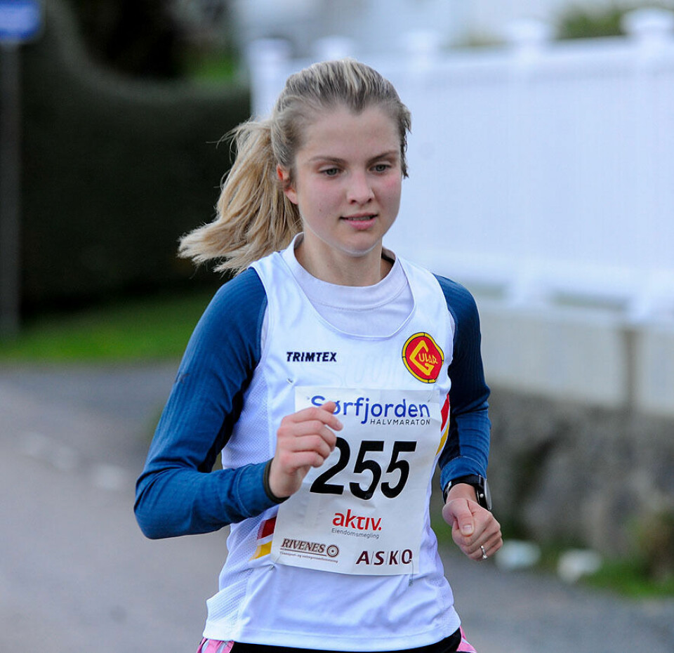 Marius Vedvik og Lina Rivedal tok løyperekordene i Sørfjorden Halvmaraton _DSC3470.jpg