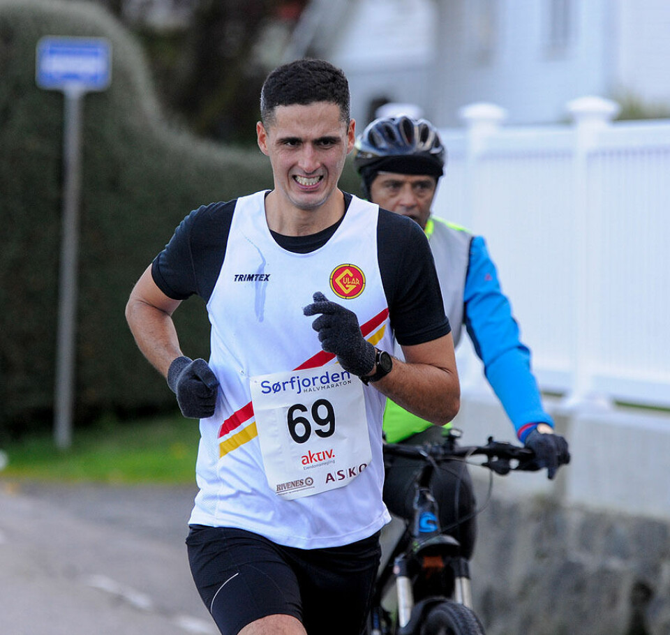 Marius Vedvik og Lina Rivedal tok løyperekordene i Sørfjorden Halvmaraton _DSC3345.jpg