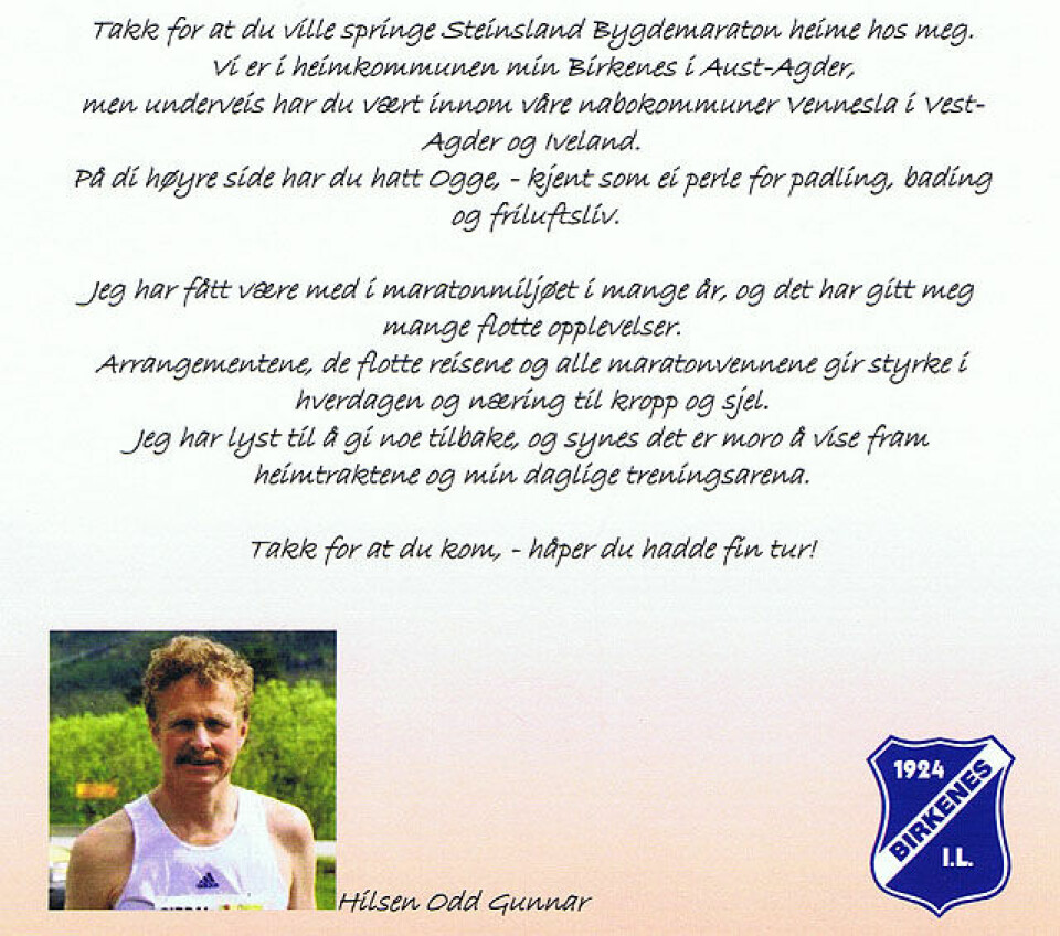 Brakdebut for Steinsland Bygdemaraton