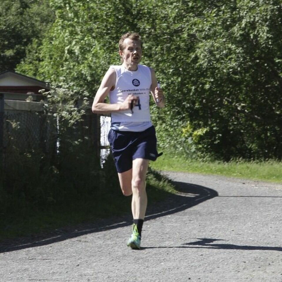Yngve Trandal vant lørdag Rotevatnet Rundt i Volda Egil_Arne_Standal