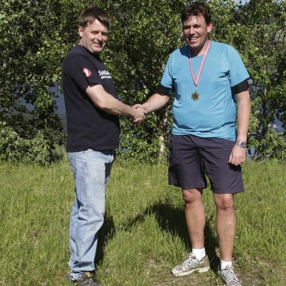 Yngve Trandal vant lørdag Rotevatnet Rundt i Volda Medalje_Haavard_Strand