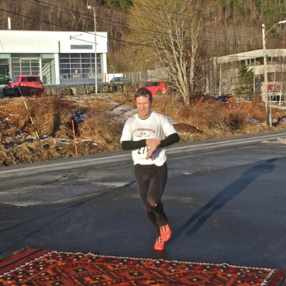 35 løpere startet vinterferien med Ålesund vinterkarusell Vinner_5km_Segrov.jpg