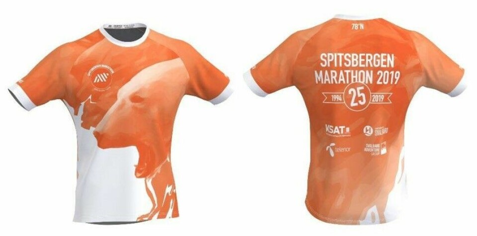 Løpere fra over 25 nasjoner til Spitsbergen Marathon 1. juni Dektagertrøyer_1.jpg
