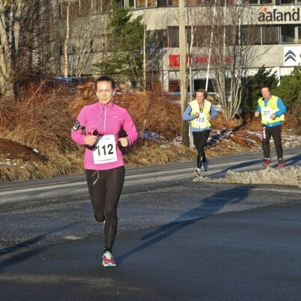 35 løpere startet vinterferien med Ålesund vinterkarusell Therese_Hustoft_Aaland