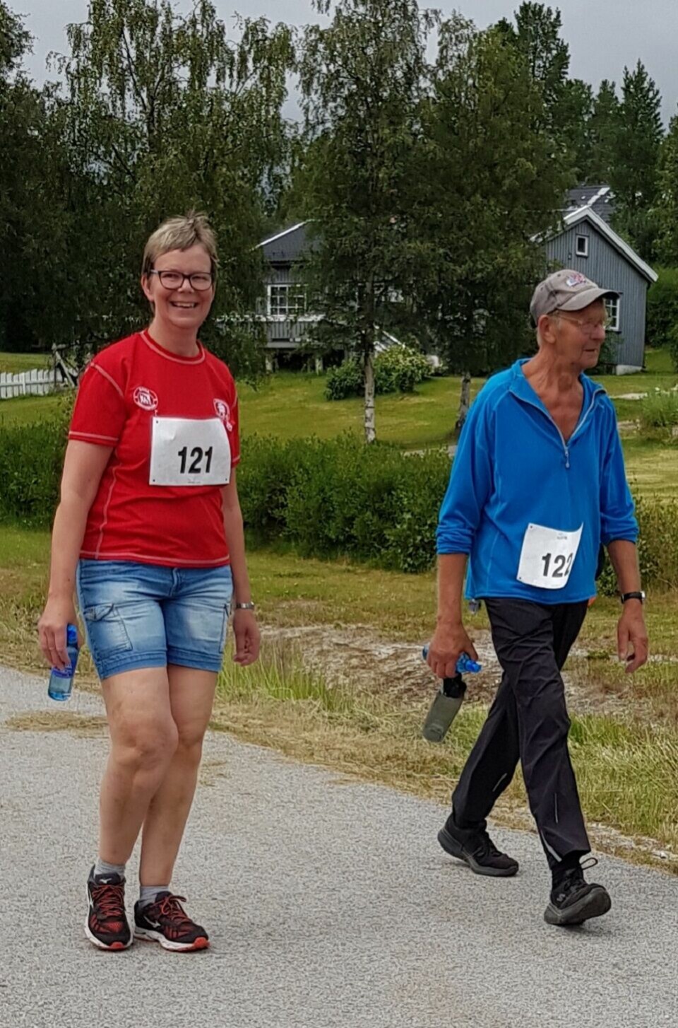 Det 39. Malmvegen Minneløp i fint løpevær Kjell Kristoffersen med 39 deltagelser.jpg