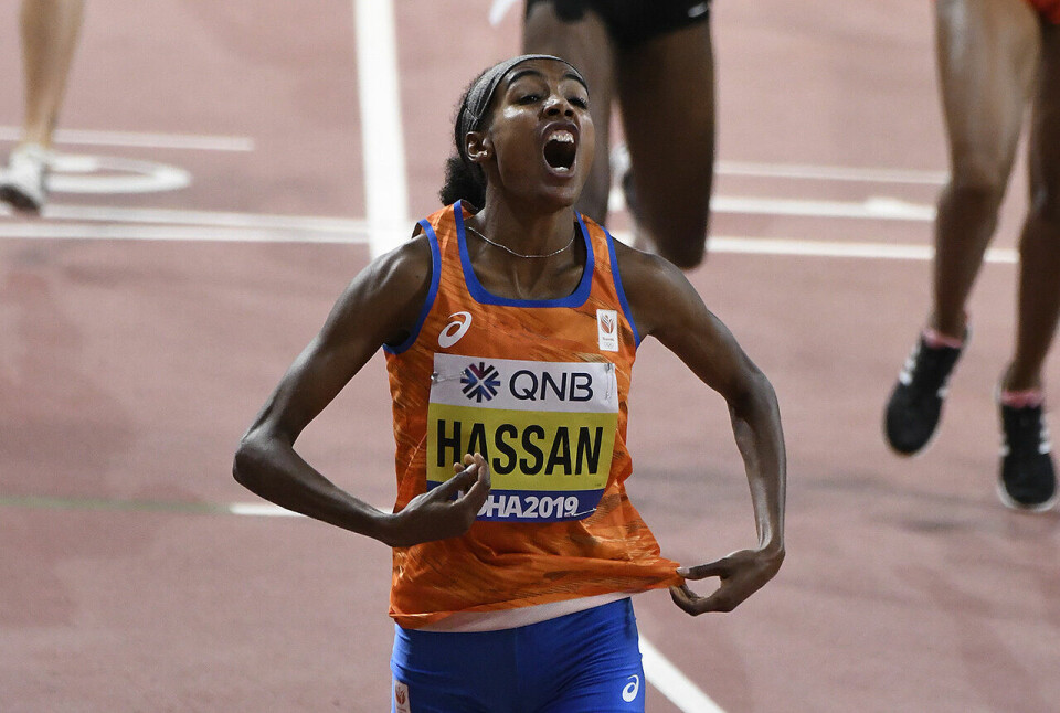 Frontløping av en annen verden da Sifan Hassan tok VM-gullet på 3.51,95 1500-hassan-seiersbrol_50D1041.jpg