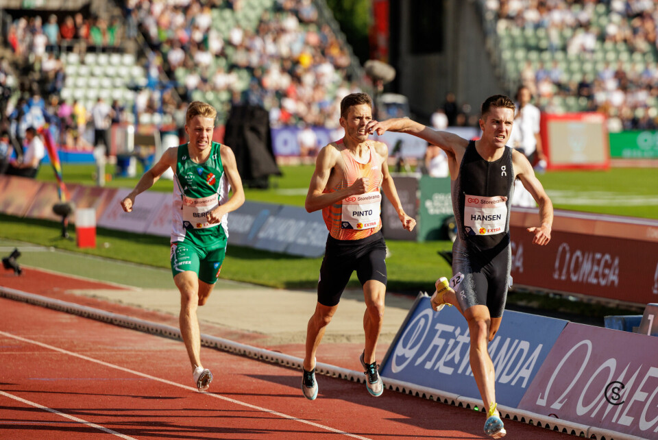 Dramatikk og fall, men strålende 1500 m-tider i det 'nasjonale' heatet på Bislett 05-1500m-men_1846_9043.jpg
