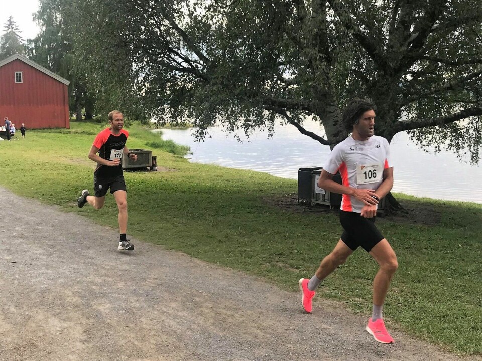 Hamarkarusellen fortsatte med Oddenløpet onsdag Oddenløpet Håvard Ellefsen og Jom Marius Ophus.jpg