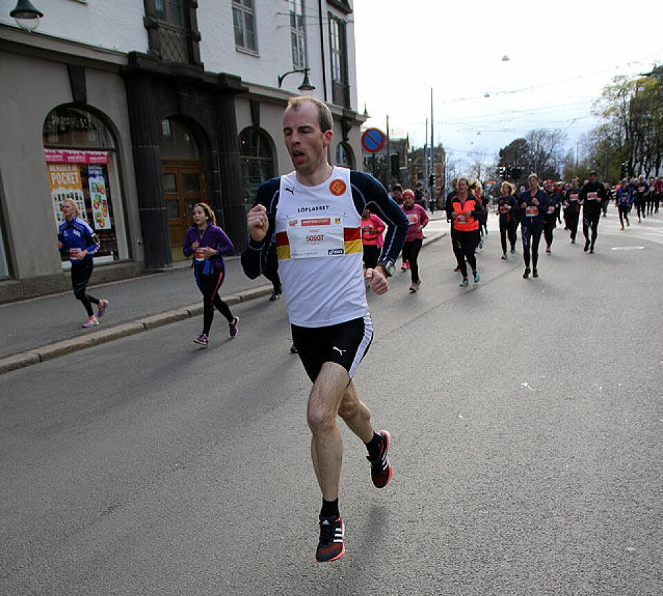Pernille Antonsen og Hallvard Nilsen vant 5 km i Sentrumsløpet Hallvard_Nilsen_Vinner_5km_IMG_5395.jpg