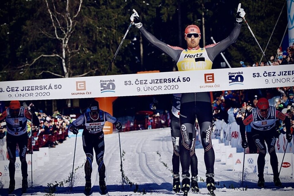 Andreas Nygaard og Britta Johansson Norgren vant Jizerska Padesatka