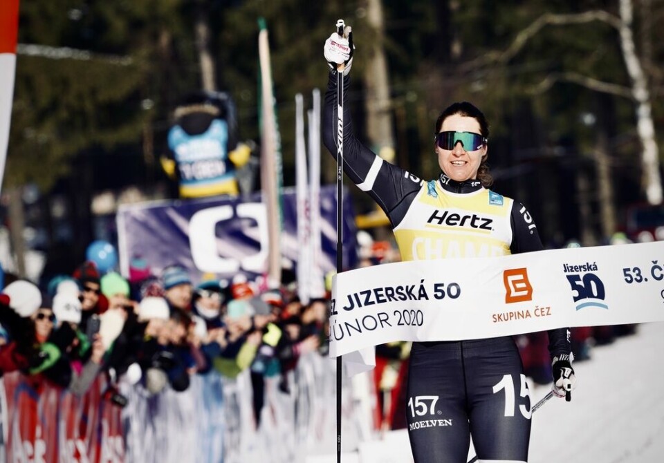 Andreas Nygaard og Britta Johansson Norgren vant Jizerska Padesatka