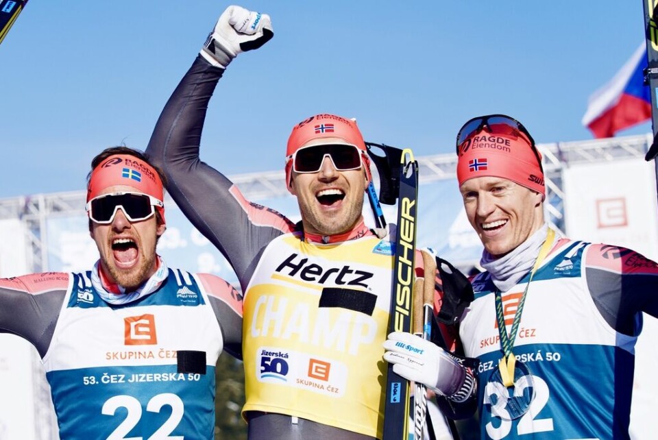 Andreas Nygaard og Britta Johansson Norgren vant Jizerska Padesatka
