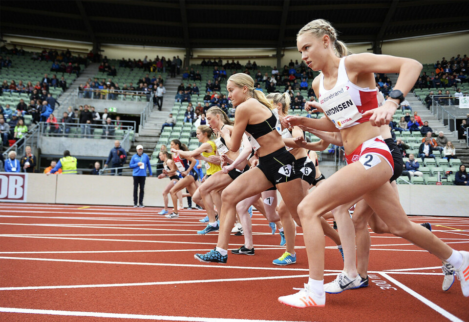Pernille Karlsen Antonsen satte ny pers på 800 meteren i Nittedal. Her ser vi henne i aksjon under Bislett Games i fjor der hun løp 1500 m. (Foto: Bjørn Johannessen) Pernille Karlsen Antonsen satte ny pers på 800 meteren i Nittedal. Her ser vi henne i aksjon under Bislett Games i fjor der hun løp 1500 m. (Foto: Bjørn Johannessen)
