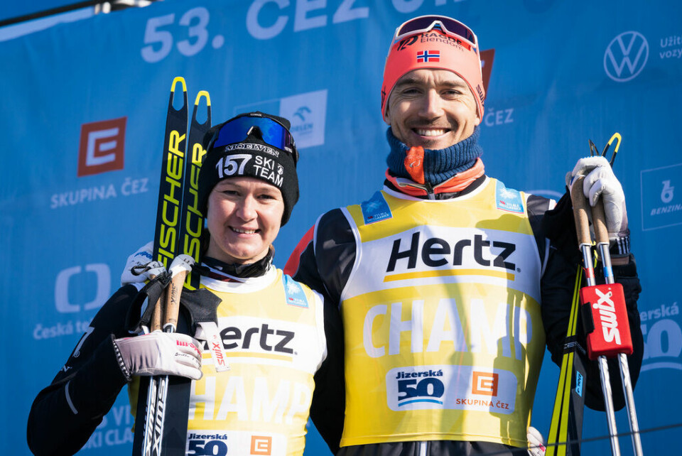 Andreas Nygaard og Britta Johansson Norgren vant Jizerska Padesatka Foto 2020-02-09 14 38 33 (1).jpg