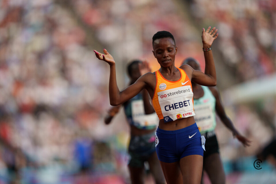 Beatrice Chebet tok en klar seier på 3000 m. (Foto: Sylvain Cavatz) Beatrice Chebet tok en klar seier på 3000 m. (Foto: Sylvain Cavatz)