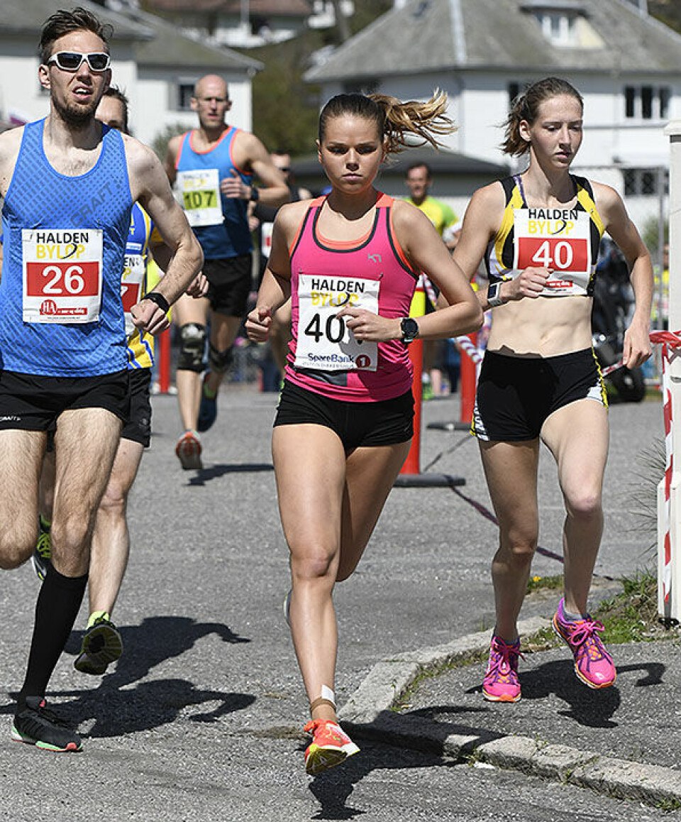 Tessa Frenay og Emil Wingstedt vant mila i Halden Byløp 50D9508-5km-401.jpg