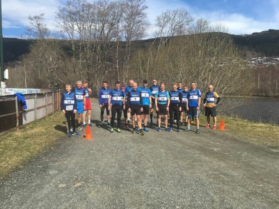 Klare til start. Foto: Arrangør Klare til start. Foto: Arrangør